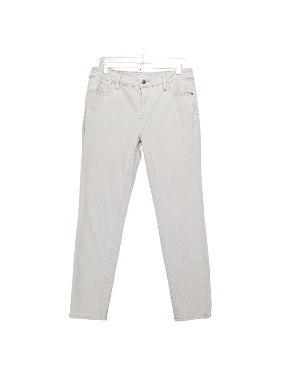 Chicos Jeans Womens .5 Short US 6 Petite The Platinum Gray Stretch Denim Jegging